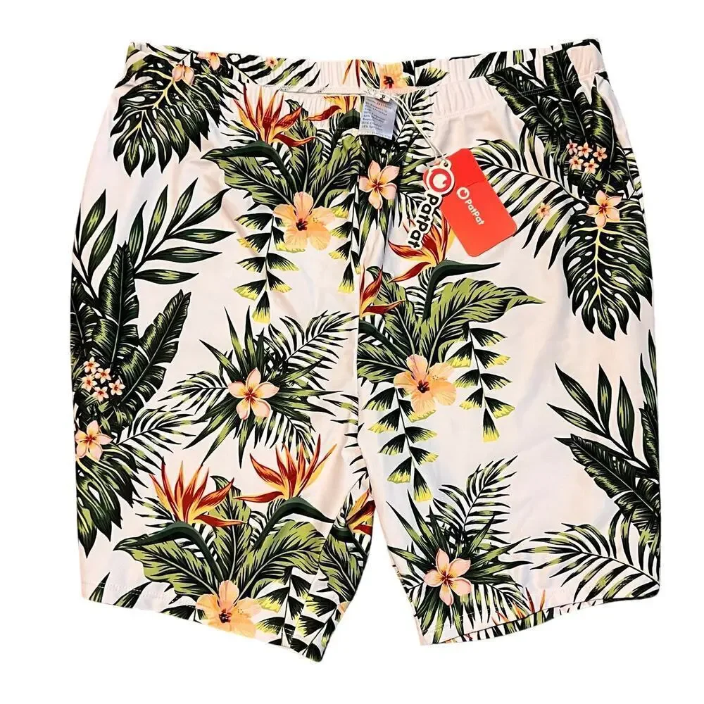 PatPat Tropical Floral Men's Short/Swimsuit. Size XXL